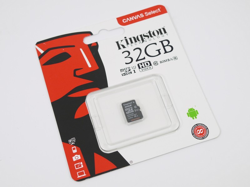 Карта памяти kingston canvas select plus microsd